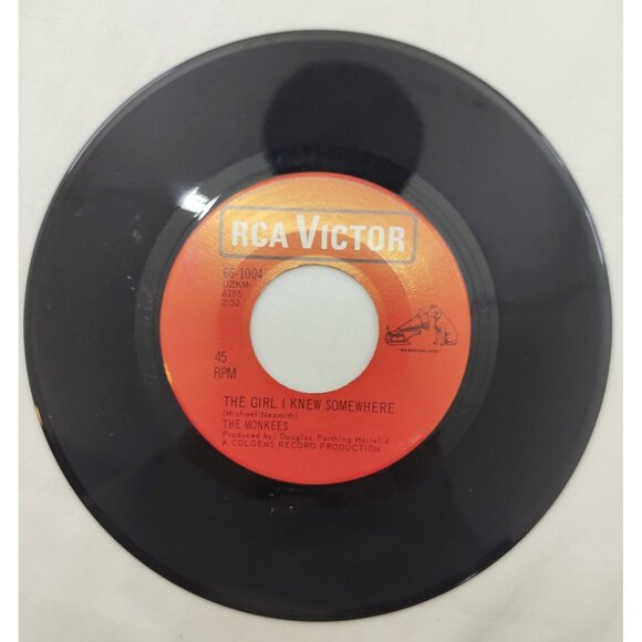 The Monkees A Little Bit Me A Little Bit You 45 RPM 7" Rock Vinyl Single - Picture 4 of 4